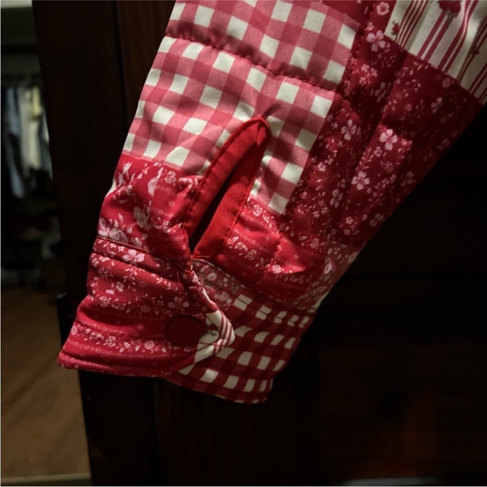 Altar’d State NWT Red Patchwork Jacket - Picture 9 of 12